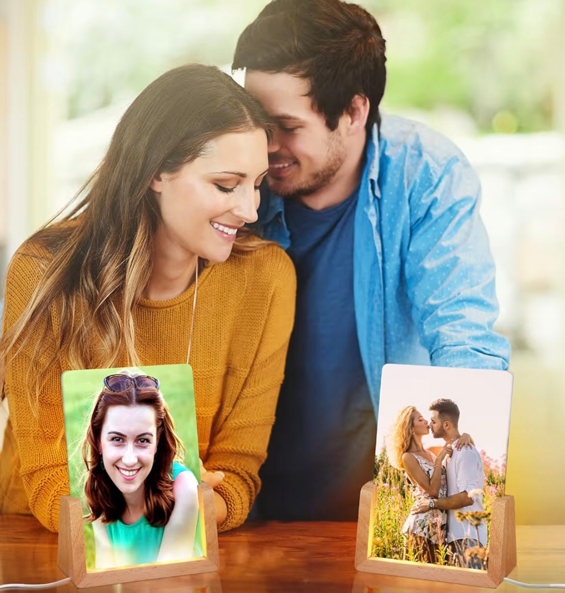 Custom 5x7 Lighted Glass Photo