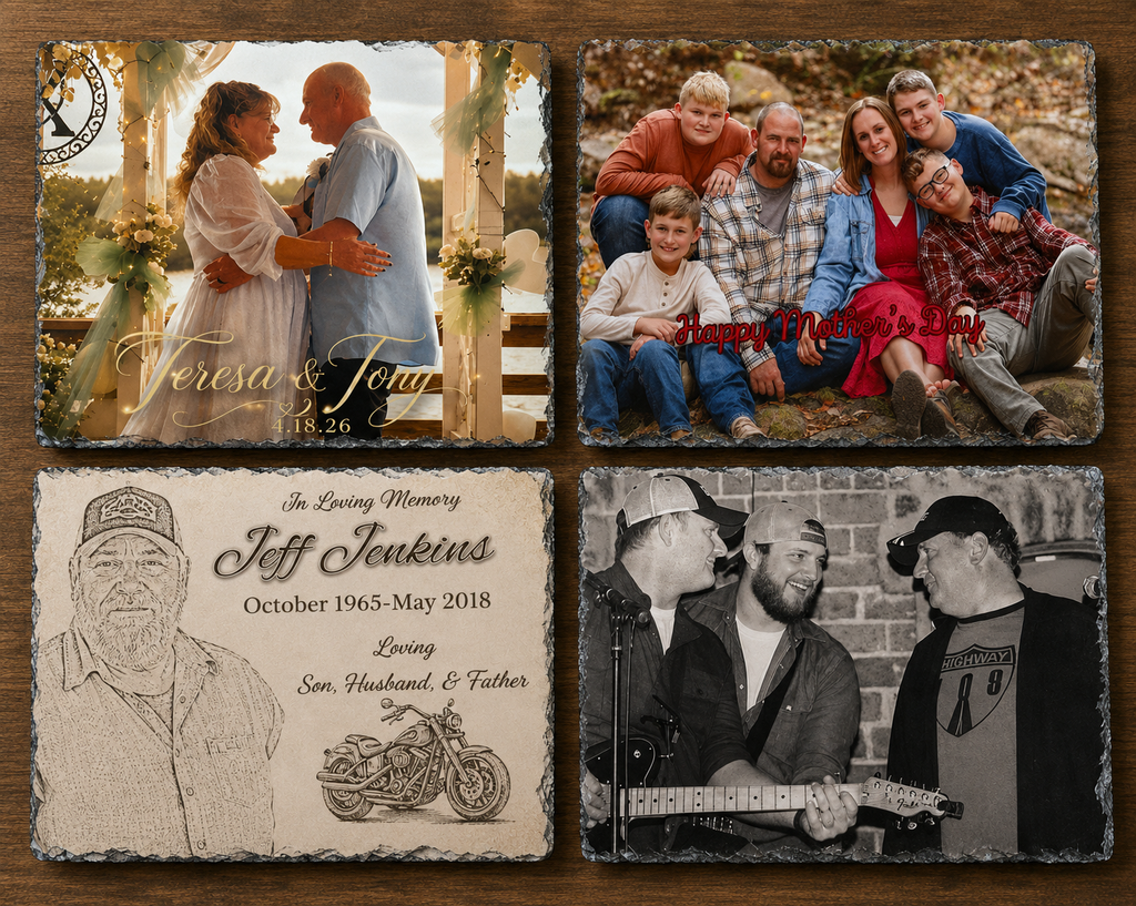 Custom 8x12 Slate Photo